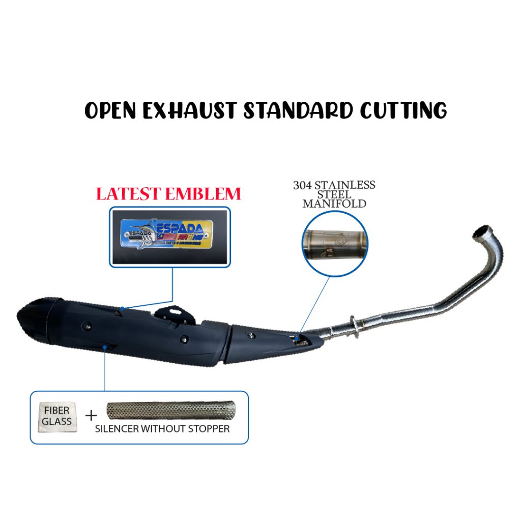 Open Exhaust Pipe E6 LC135 Espada